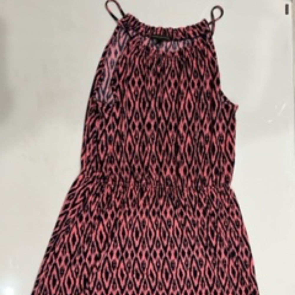 Banana Republic Dress - Size L - Pink/Navy